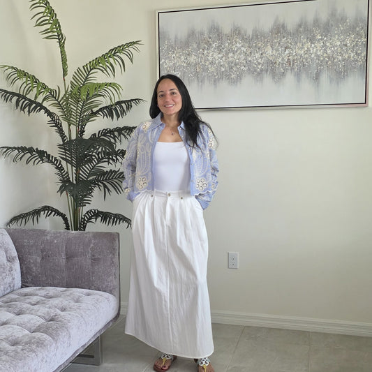 Celine Embroidery Top