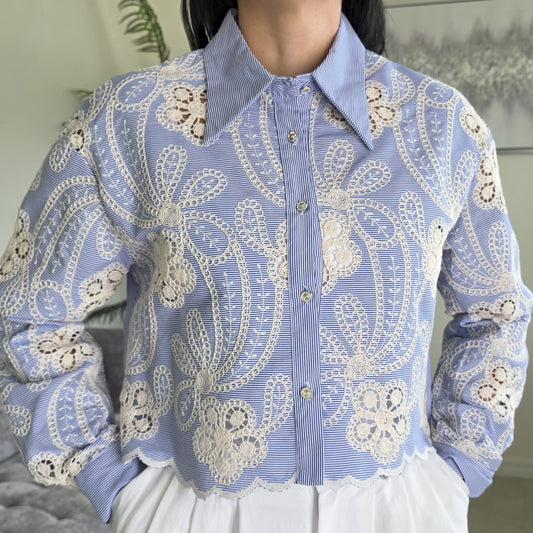 Celine Embroidery Top