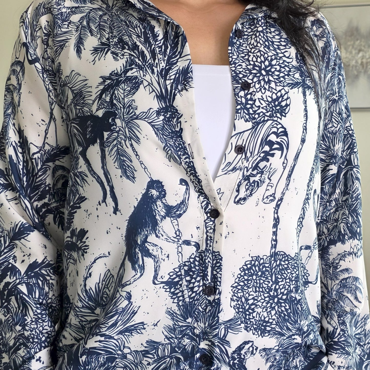 Dior silk stamp blue set