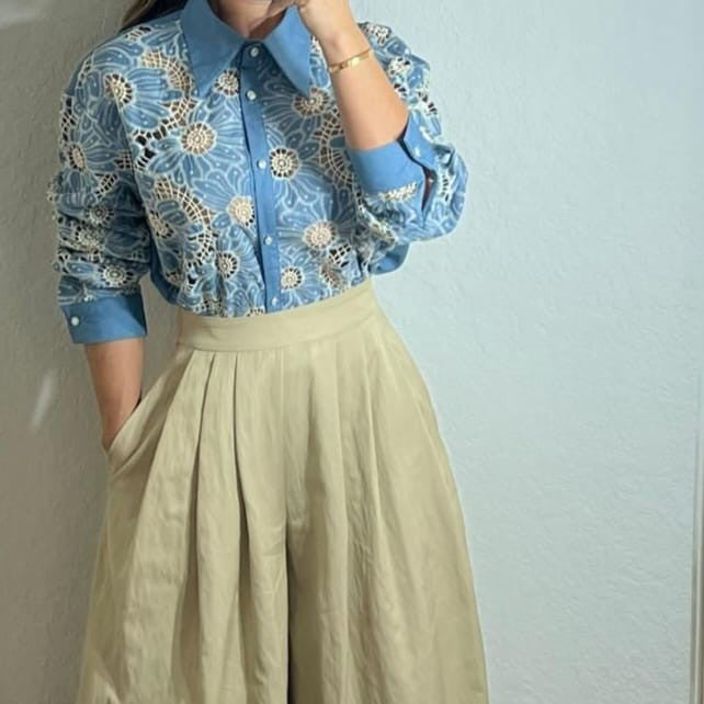 Flavia Embroidery Top