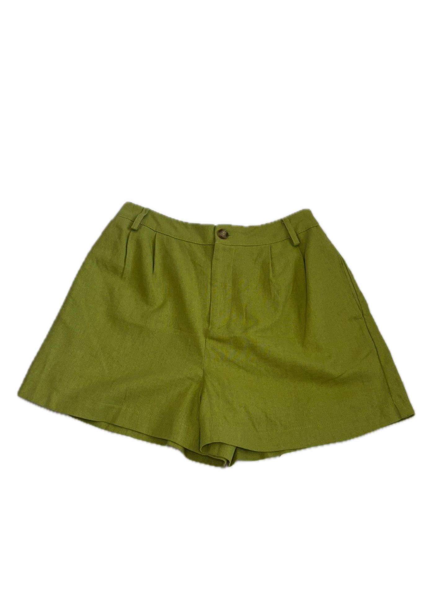 Linen Olive Green Short