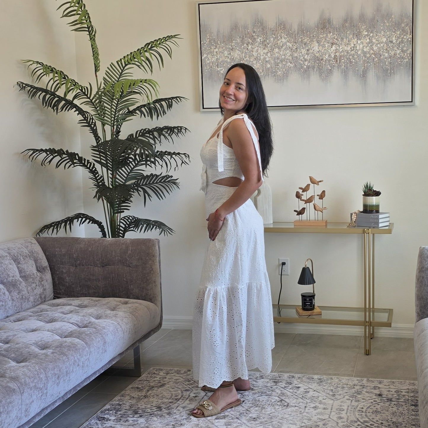 Lily white dress