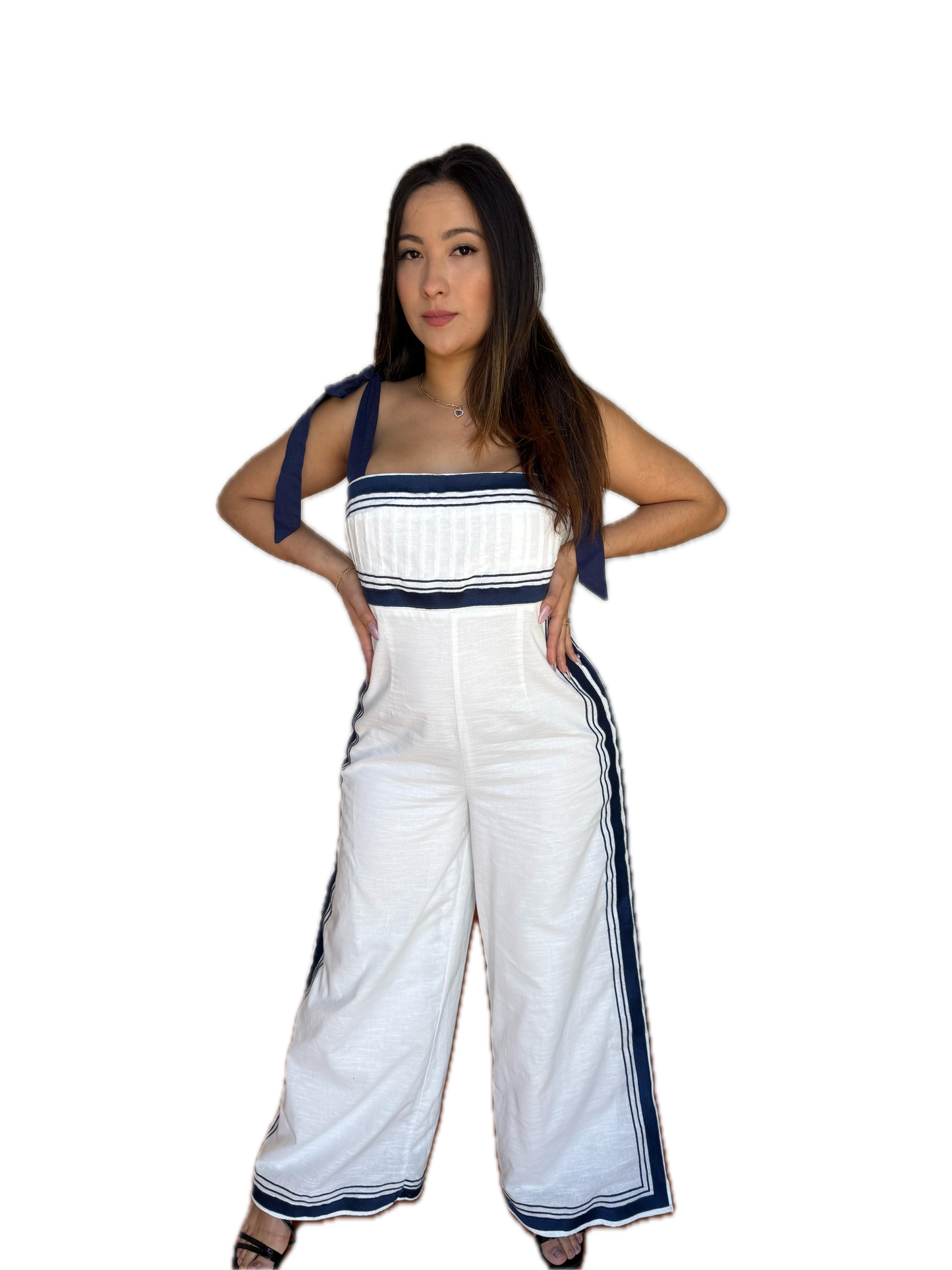 Marine Linen Jumpsuit
