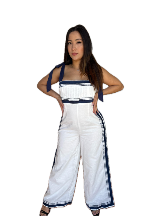 Marine Linen Jumpsuit