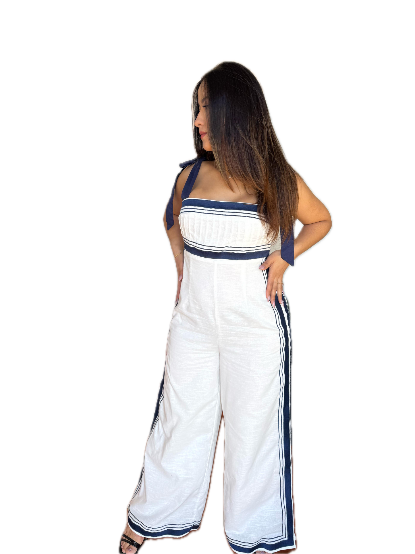 Marine Linen Jumpsuit