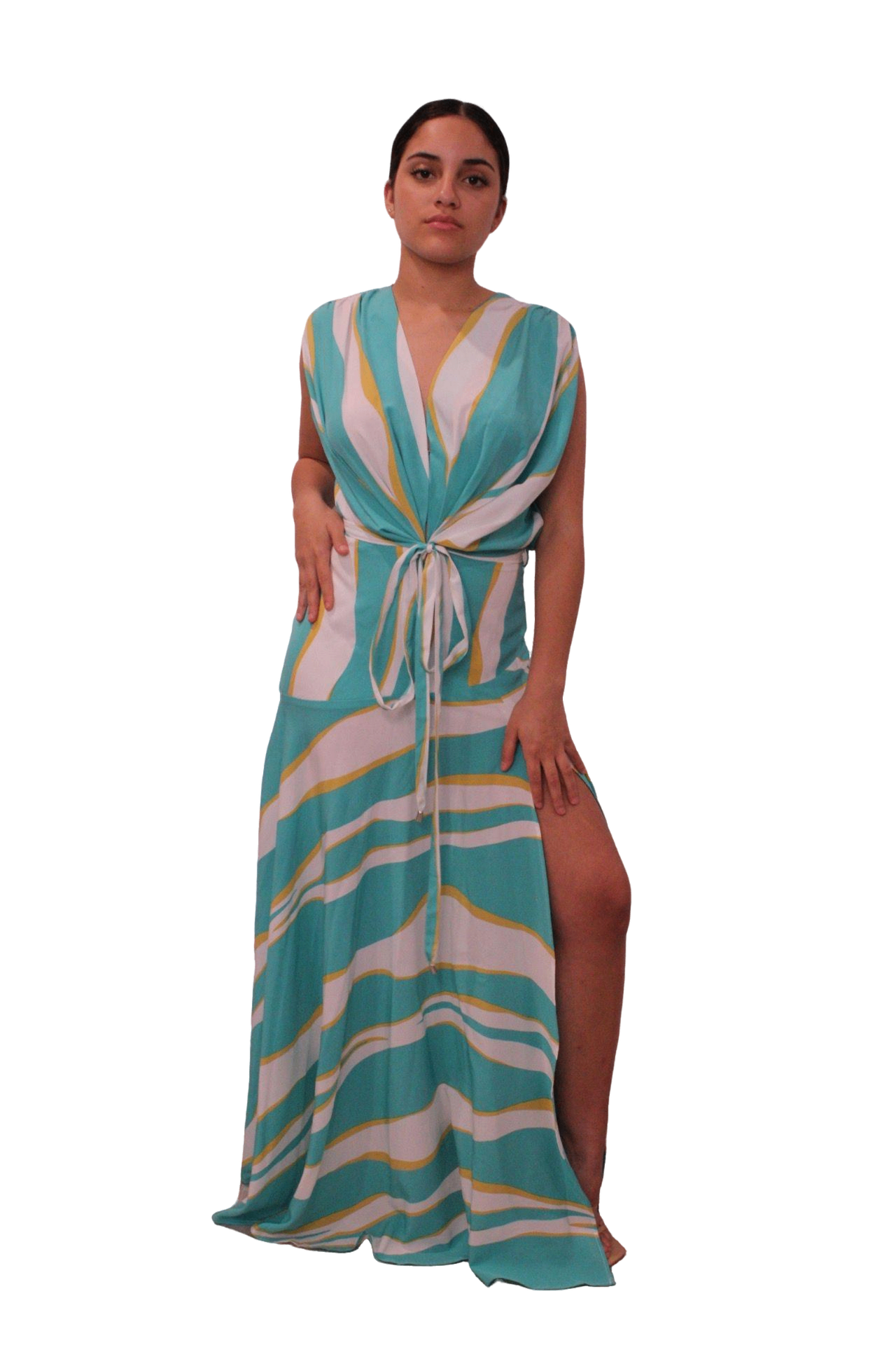 Paty Up Denim Dress