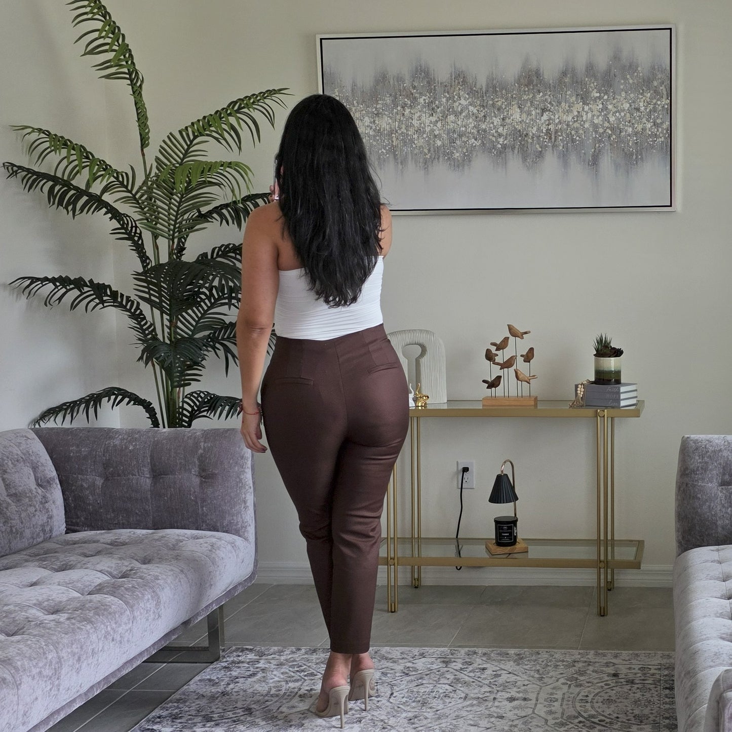 Sublime stretch brown pants