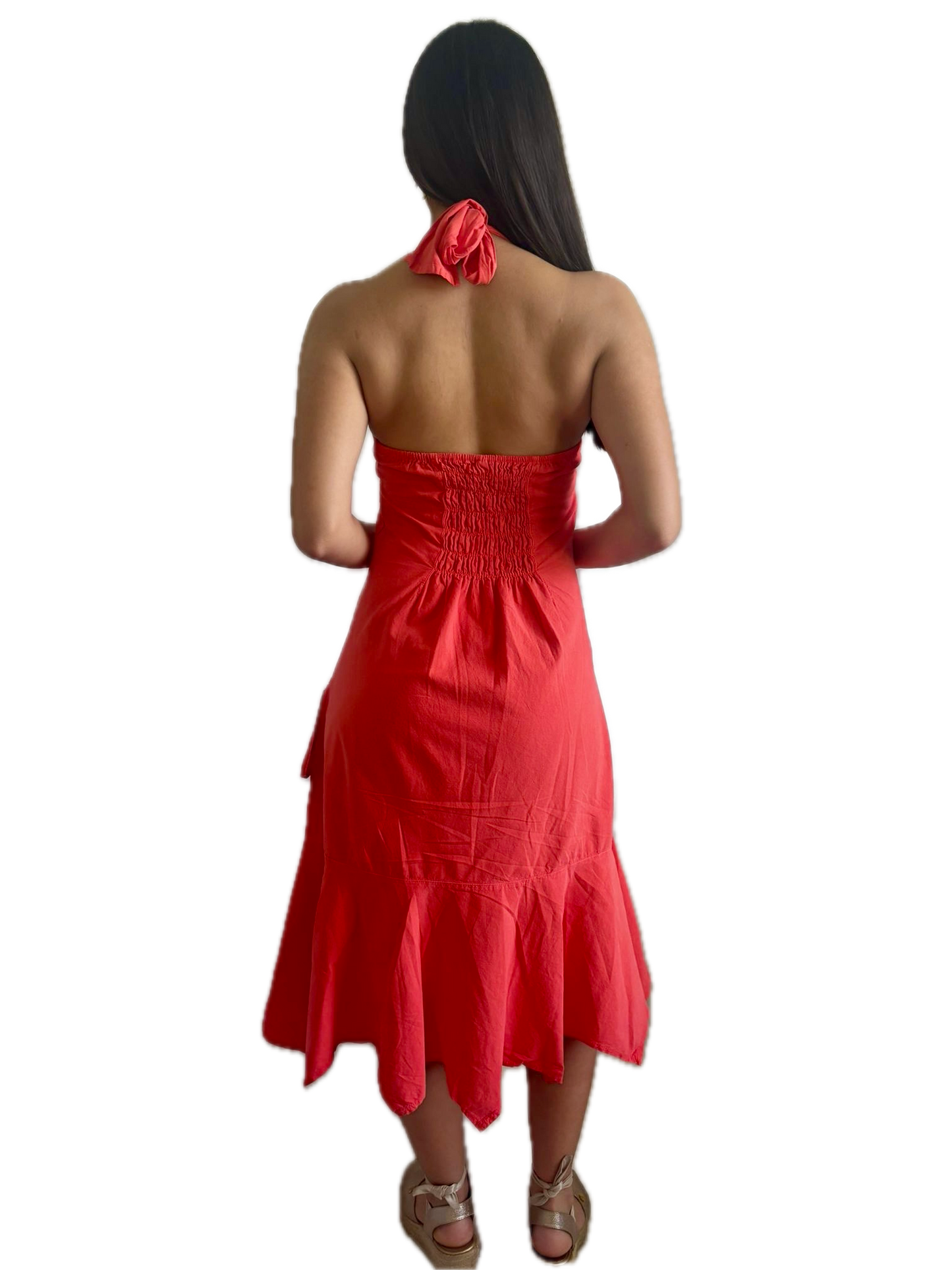 Rumbera Coral Dress