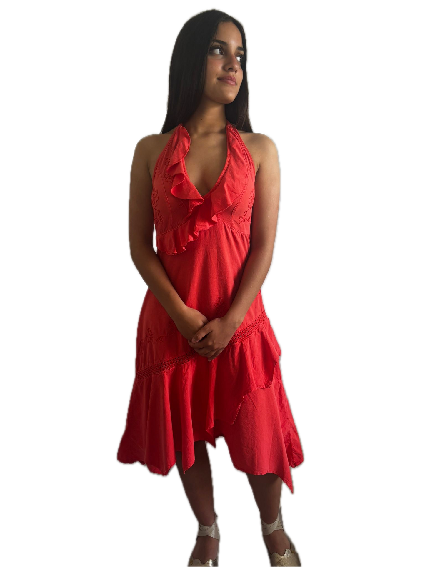 Rumbera Coral Dress