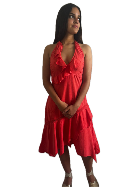 Rumbera Coral Dress