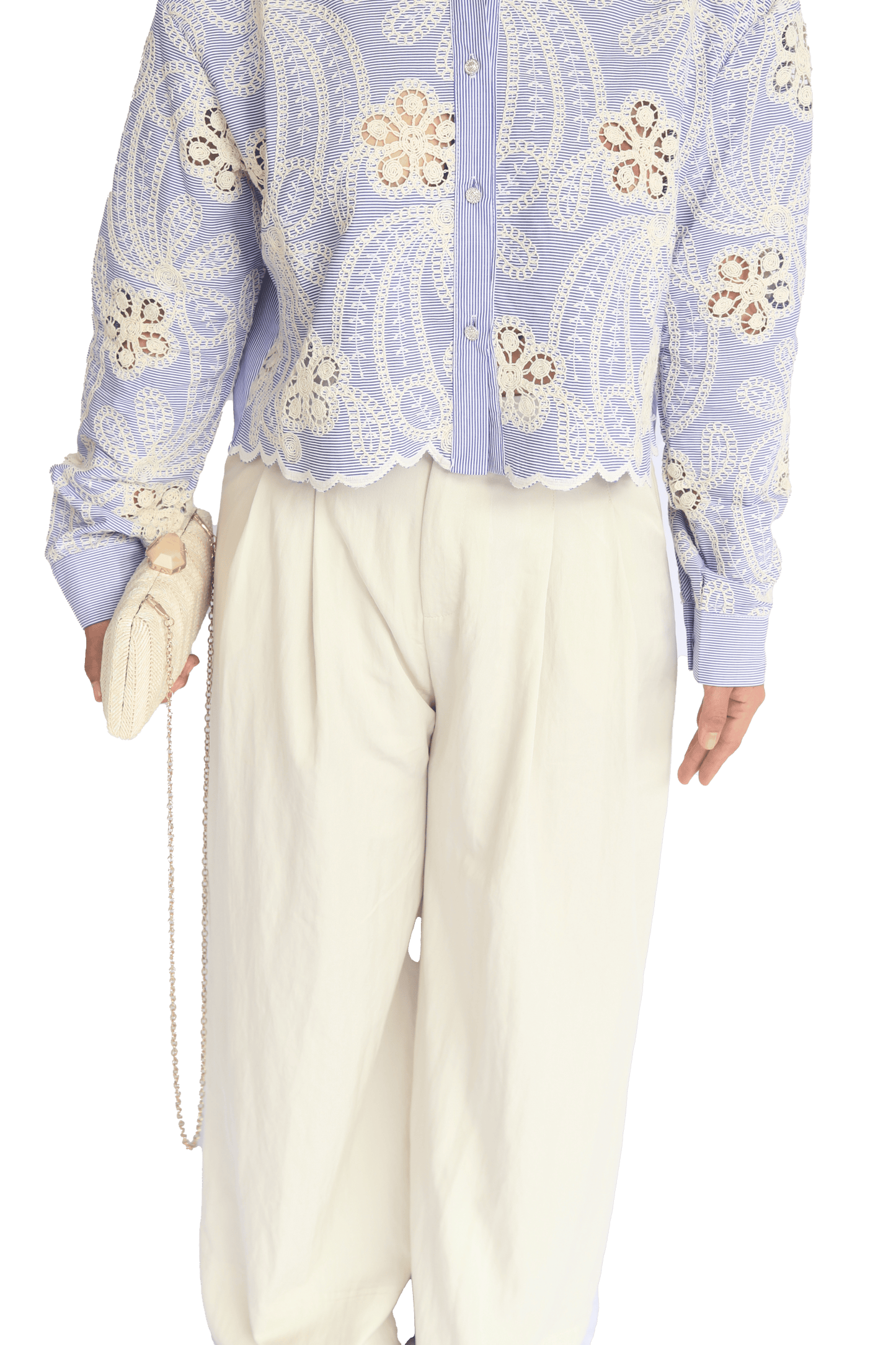 Steph Beige Palazzo Pants
