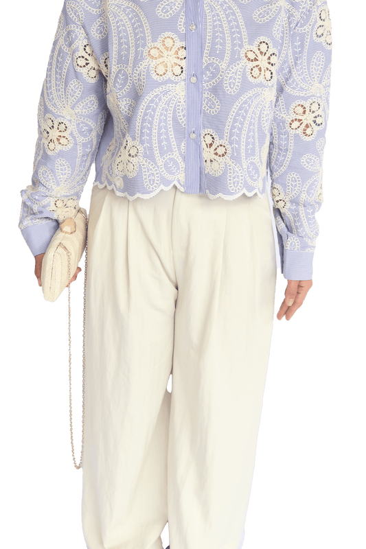 Steph Beige Palazzo Pants