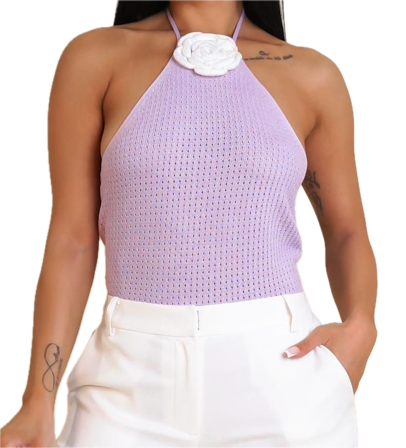 Flower Crochet Top