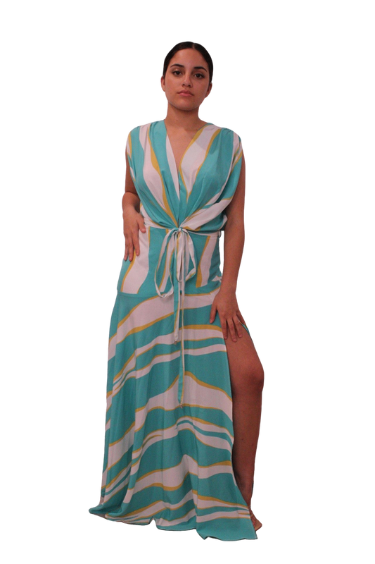 Paty Up Denim Dress